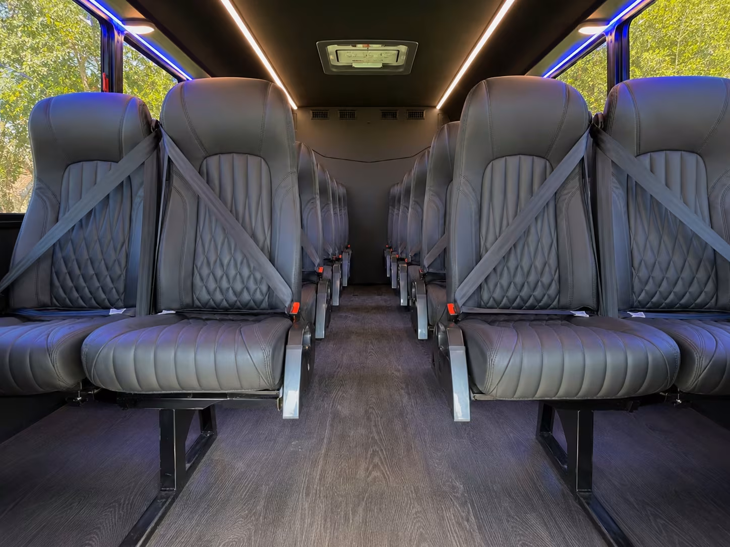18 passenger minibus inside