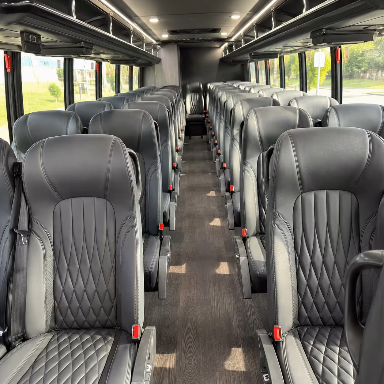 30 passenger minibus interior